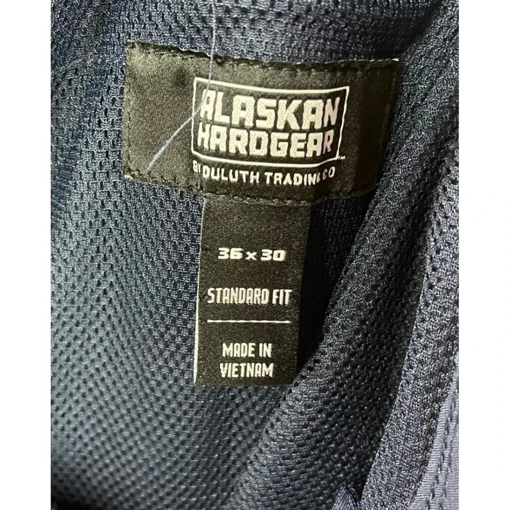 Alaskan Hardgear Pants Men's‎ 36x30 Standard Fit Navy Blue Belted